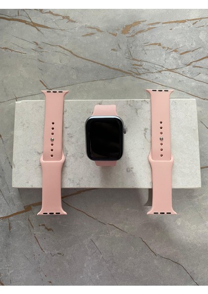 Apple Watch 42-44-46-48-49MM 10 9 8 7 6 5 4 Se Ultra Pro Starlink Solmaz Silikon Kordon Kayış