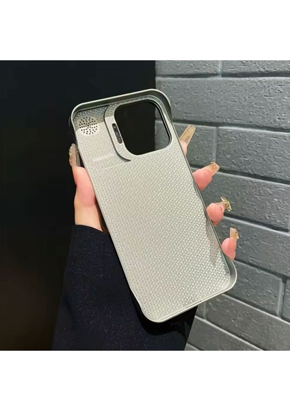 Apple iPhone 16 Pro Max Kılıf Magsafe Suni Deri Standlı Sert Kapak