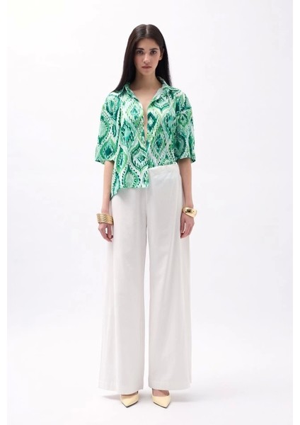 Desenli Saten Gömlek fiyatları