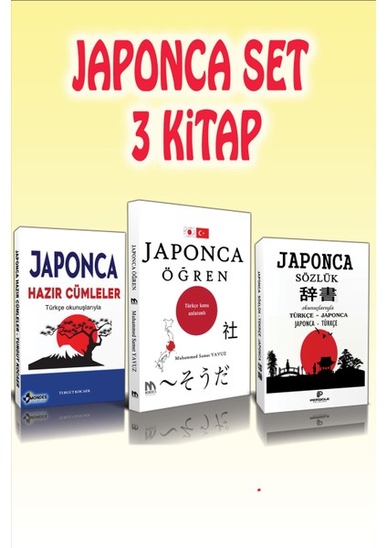 Japoncaöğrenme Seti 3 Kitap
