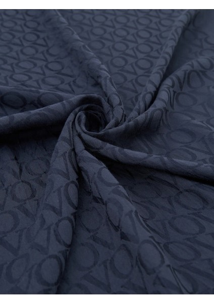 Alia Serisi Vo Desen Şal - Lacivert