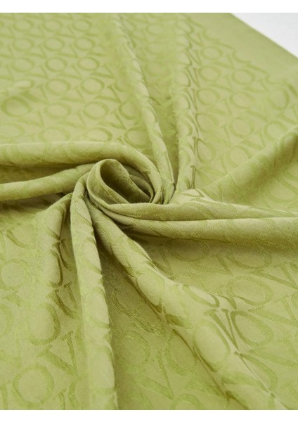 Alia Serisi Vo Desen Şal - Yağ Yeşili