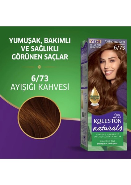Naturals Saç Boyası Ayışığı Kahvesi 6/73 2x Paket fırsatları