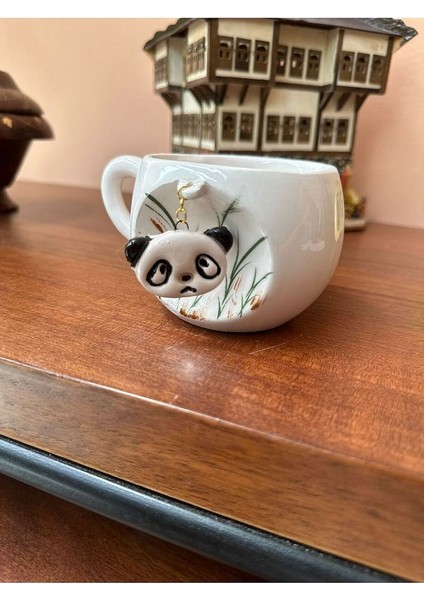 Sallanan Panda Seramik Mug Kupa 24K Altın Kaplama fırsatları