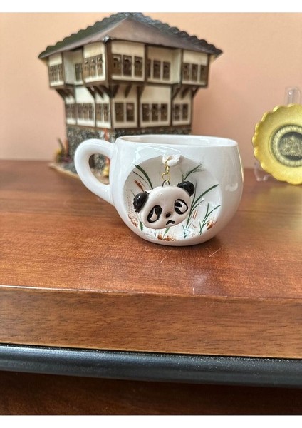 Sallanan Panda Seramik Mug Kupa 24K Altın Kaplama indirimleri