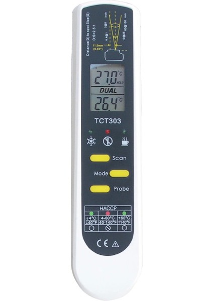 Dualtemp Pro Kızılötesi Lazerli ve Problu Termometre