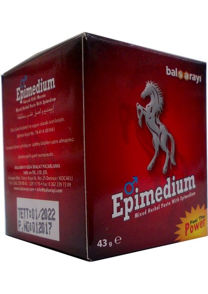 Ballı Bitkisel Macunu Power 43 gr modelleri