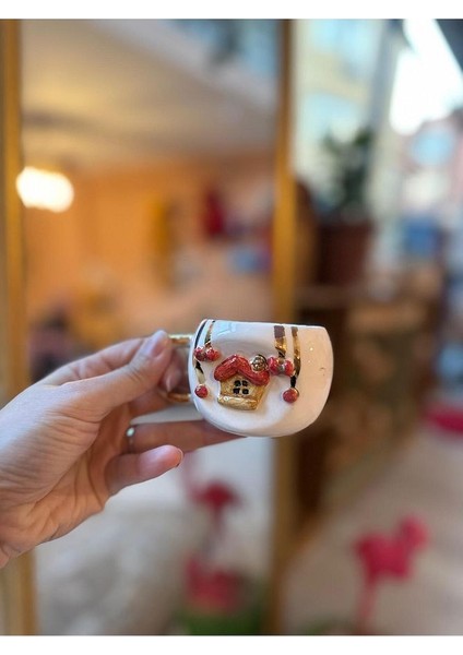 Ev Figür Yeni Yıl El Yapımı Seramik Bardak Kupa Mug fiyatları