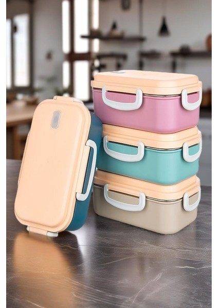 1 Adet Benmarili Paslanmaz Çelik Yemek Kabı 2 Bölmeli Beslenme Kabı Saklama Kabı Lunch Box fiyatları