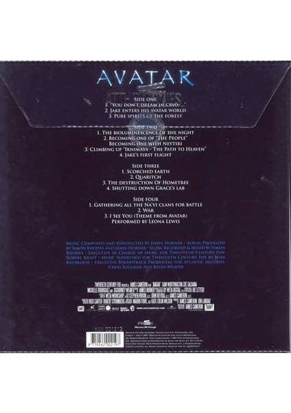 James Horner / Avatar (Soundtrack) (3lp) (Plak)