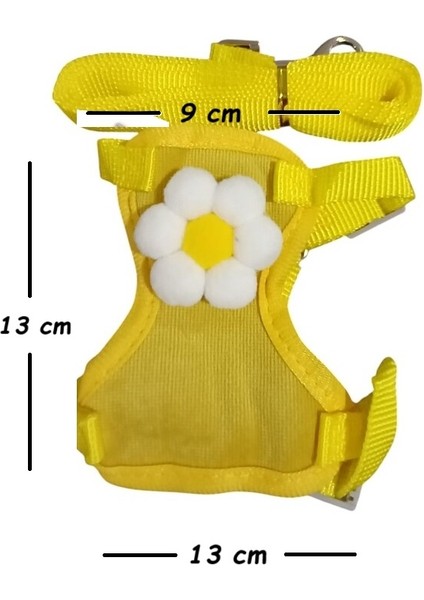 Sarı - Elegant Figürlü Kedi Göğüs Tasması fiyatları