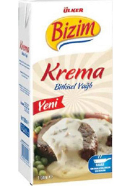 Krema Bitkisel %20 Yağlı 1 lt
