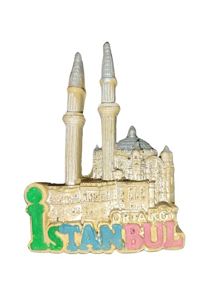 Polyester Istanbul Ortaköy Cami Temalı Buzdolabı Magneti