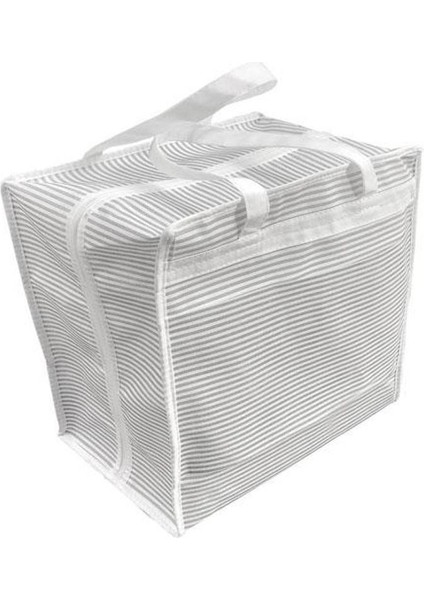 Ayakkabı Saklama ve Taşıma Çantası (Çizgili Model) Shoe Tote