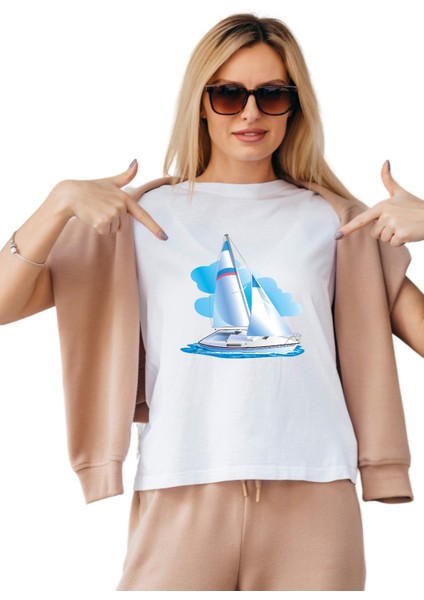 Kadın Tatil Temalı Regular Tişört fiyatları