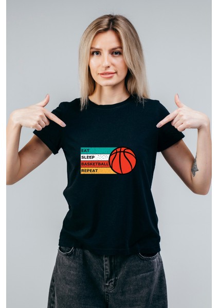 Kadınbasketbol Temalı Regular Tişört
