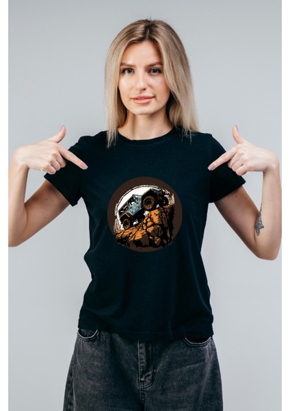 Kadın Offroad Temalı Regular Tişört fiyatları