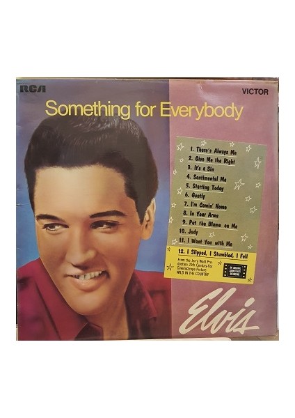 Elvis Presley - Something For Everydody - Plak Lp