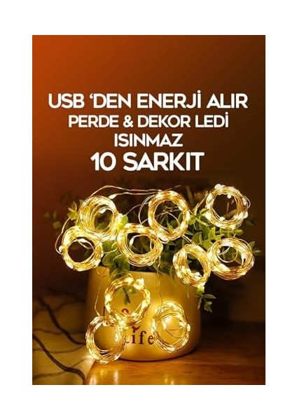Perde LED 3x3 Kumandalı Anımasyonlu