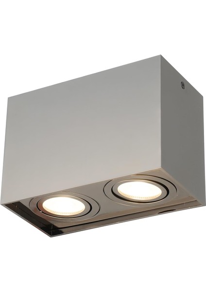 Medna Kobalt Dıkdortgen Ikılı Plafonyer 2 x GU10