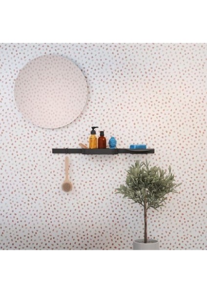 Wallstoris Duş Rafı, Duş Rafı, Lavabo Rafı, Banyo Aksesuarı, Banyo Aksesuarları, Delme Gerektirmez, Mat Siyah