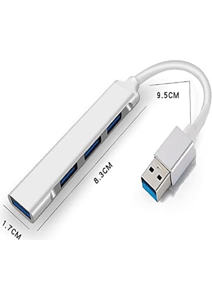 4 Port USB 3.0 Hub Çevirici Çoğaltıcı Çoklayıcı Çoklama 4 Portlu USB 3.0 Hub Çoklayıcı