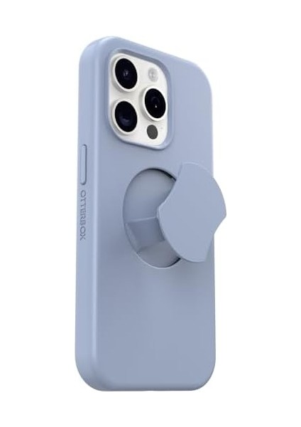 Ottergrip Symmetry, Iphone 15 Pro Için Kılıf, Magsafe Uyumlu, Düşmeye Dayanıklı, Entegre Saplı Koruyucu Kılıf, 3x Askeri Standartlara Göre Test Edilmiştir, Mavi