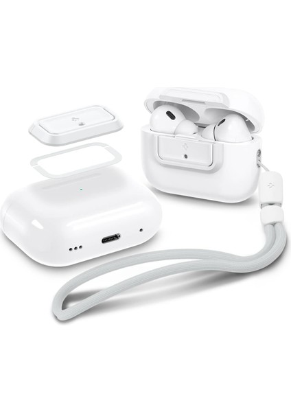 Apple Airpods Pro / Airpods Pro 2.nesil Uyumlu Koruma Kilidi Lock Fit M White - ASD06090