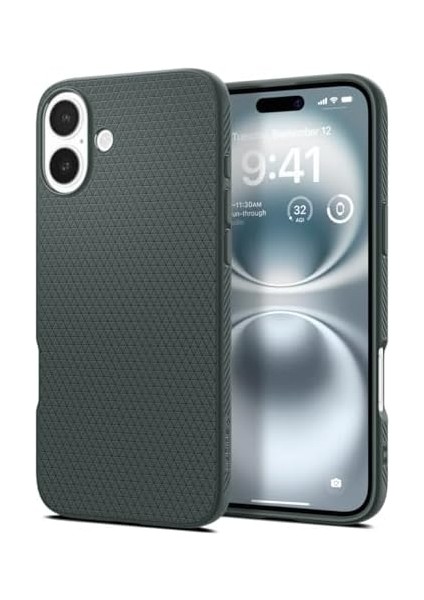 iPhone 16 Plus Kılıf Liquid Air Abyss Green - ACS08068