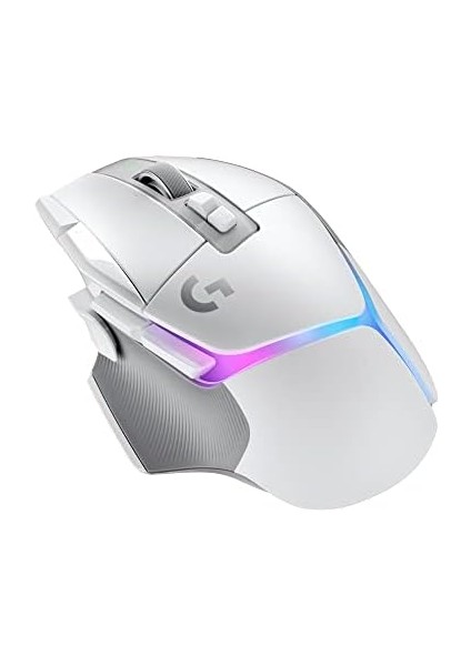 G G502 x Plus Lıghtspeed Kablosuz Oyun Mouse'u, Lıghtsync Rgb Aydınlatma, Lıghtforce Hibrit Anahtarlı Optik Mouse, Hero 25K Oyun Sensörü, Macos, Windows ve Pc ile Uyumlu, Beyaz