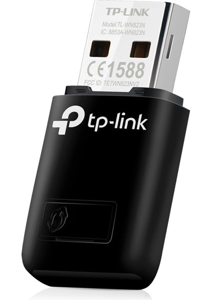 TL-WN823N, N300 Mbps, Windows, Mac Os ve Linux Destekli, Mini Kablosuz USB Adaptör
