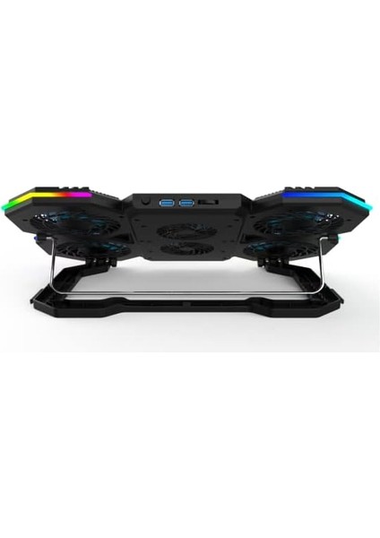 F12-1 Black 2600RPM Yüksek Devirli Fan Gaming Laptop Soğutucu Stand modelleri