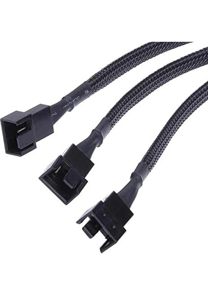 4 Pin Switch Fan Çoklayıcı Y Pwm Çoklayıcı Splitter Kablosu 3 Pin 3 Port 4303