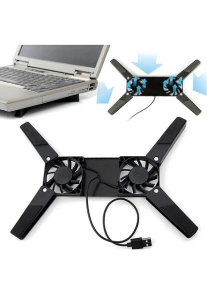 Mini Katlanabilir Usb'li Dizüstü Bilgisayar Soğutucusu, Tablet, Notebook, Imac, Macbook Pro, MacBook Air, Surface Book Için Stand