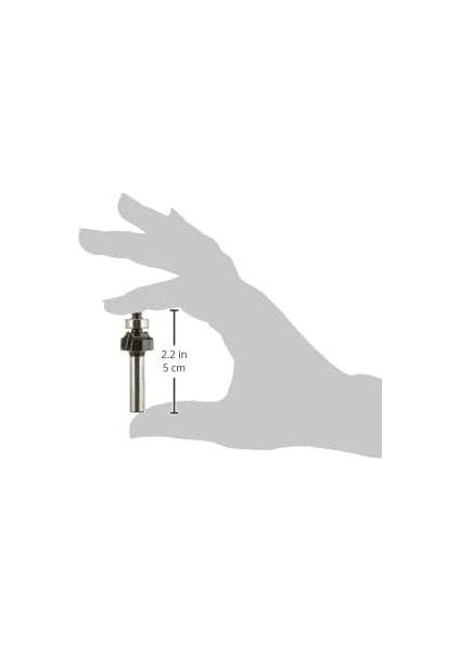Professional Ahşap Için Standart Yuvarlak Frezesi (Ahşap, Yarıçap 8 Mm, Çalışma Uzunluğu, El Frezesi Aksesuarı)
