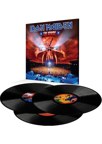 Iron Maiden - En Vivo! Live [2017 Limited Reissue Remastered 3lp) (Plak)