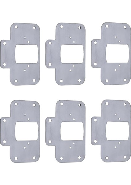 Dolap Kapak Taş Menteşe Tamir Sacı Nobel Pratik Onarım Kiti 6,5x9 cm Yuva Tablası 6 Adet