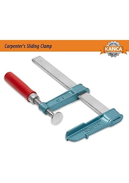 Büyük Tip Işkence, Ergonomik Ahşap Saplı Büyük Tip Marangoz Işkence, Çeneleri Sertleştirilmiş Ahşap Saplı Işkence (20 Cm)
