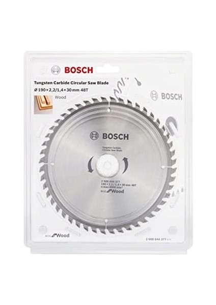 Eco For Wood Daire Testere Bıçağı, 190 * 30 Mm, 48 Diş