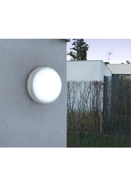 Artos Beyaz Led Nem Su Geçirmez Banyo Bahçe Balkon Tavan Duvar Lambası Beyaz Işık 6500K IP65 Dış Mekan Kullanıma Uygun fiyatları