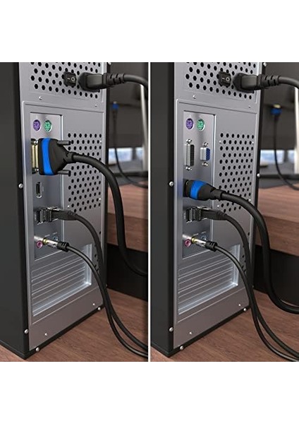 - Hdmı-Dvı Adaptör Kablosu - 1,5 M (Çift Yön, Dvı-D 24+1/yüksek Hızlı HDMI Kablosu, 1080P/FULL Hd, Dijital Video Kablosu, HDMI Cihazını DVI Monitöre (Veya Tersi) Bağlayabilirsiniz, Siyah)