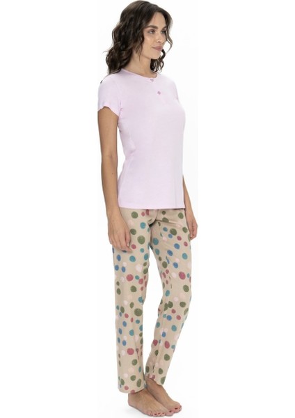 20094 Kadın Lıla Kısa Kollu Yarım Patlı Pijama Takımı fiyatları
