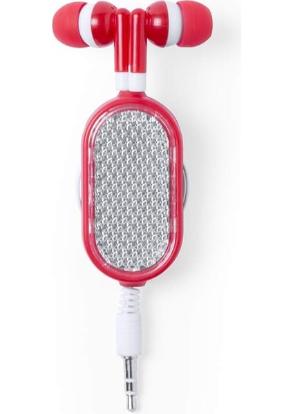 Makito 5682 Hd Kalitesinde Harici Gürültüye Karşı Yalıtımlı Telefon Kulaklığı, Kırmızı