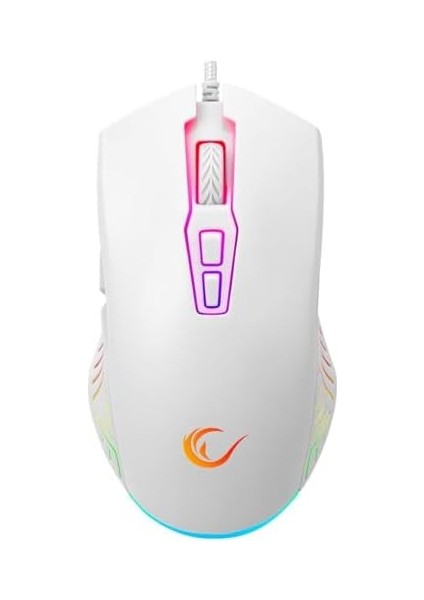7d Makrolu Beyaz Gaming Oyuncu Mouse - Full Rgb 7200DPI - Drag Click Desteği - Hızlı - Ergonomik - 24 Ay Garanti - 20G/S - 60 Inç/s IPS - 125Hz - 135G - SMX-G68 Spear fiyatları