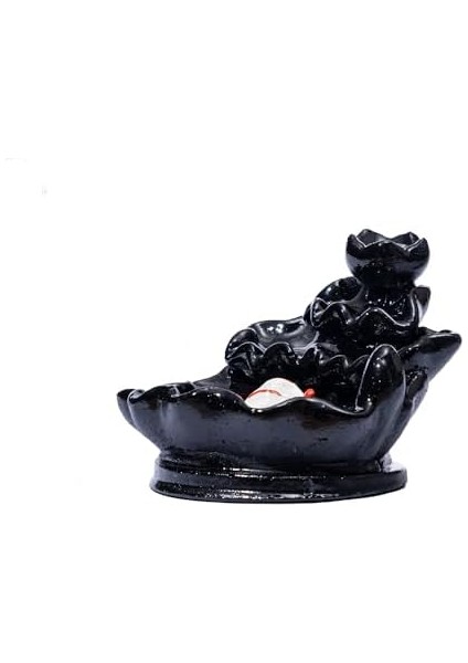 Home Geri Akışlı Mistik Balık Şelale Tütsülük Black Backflow+2 Konik Tütsü Hediyelik/görsel Şölen/duman Akışlı/metidasyon/yoga/ofis/ev/spa Dekorasyon Için modelleri