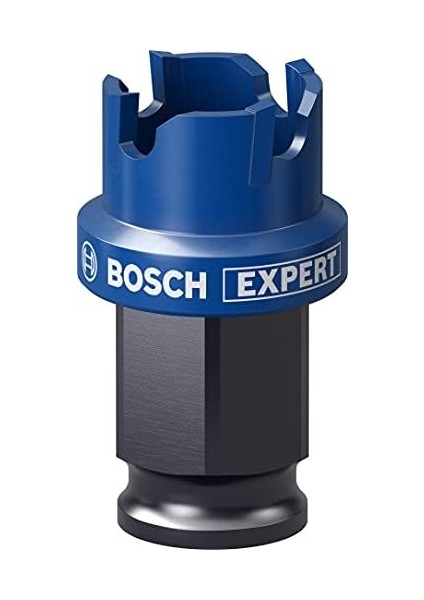 Professional 1x Expert Sheet Metal Delik Açma Testeresi (Paslanmaz Çelik Saclar, Ø 20 Mm, Aksesuar Darbeli Matkap/vidalama)