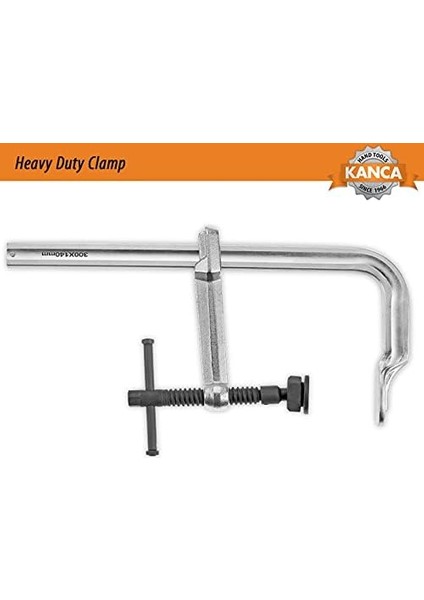 Ağır Hizmet Tipi Dövme Çelik Işkence, 8.500 N Sıkıştırma Kuvveti, 250 mm