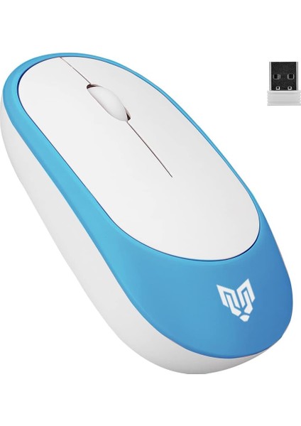 W314 2.4 Ghz Wireless 3 Tuşlu Sessiz Ofis Mouse Mavi