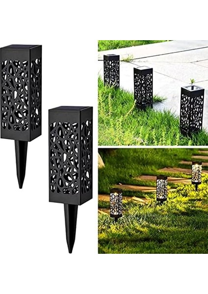 2 Li Set Güneş Enerjili Solar Yürüyüş Yolu, Güneş Led Işıkları Gün Işığı Açık Bahçe Dekoratif Güneş Enerjisi Işıkları Suya Dayanıklı Solar Veranda Çim Driveway Peyzaj Süslemeleri Için Peyzaj Işıkları modelleri