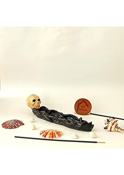 Home Kuru Kafa Çubuk Tütsülük Hoş ve Güzel Dekor Kaliteli Kullanışlı (Siyah)+ 2 Lavanta Tütsü Hediyelik/görsel Şölen/duman Akışlı/metidasyon/yoga/ofis/ev/spa Dekorasyon Için fiyatları